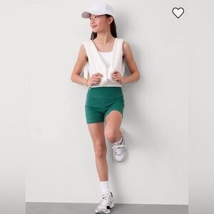 Athletic girl Chit Chat short in green/trillium - bike shorts